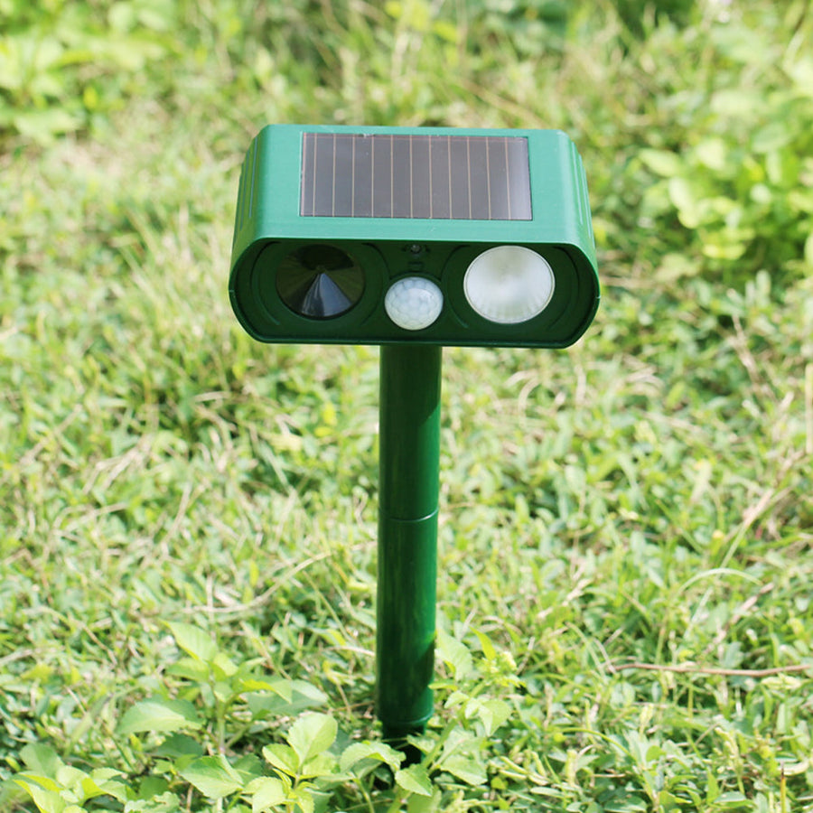 Solar Powered Ultrasonic Animal Repeller - Image 0
