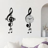 Musical Note Pendulum Wall Clock - Image 2