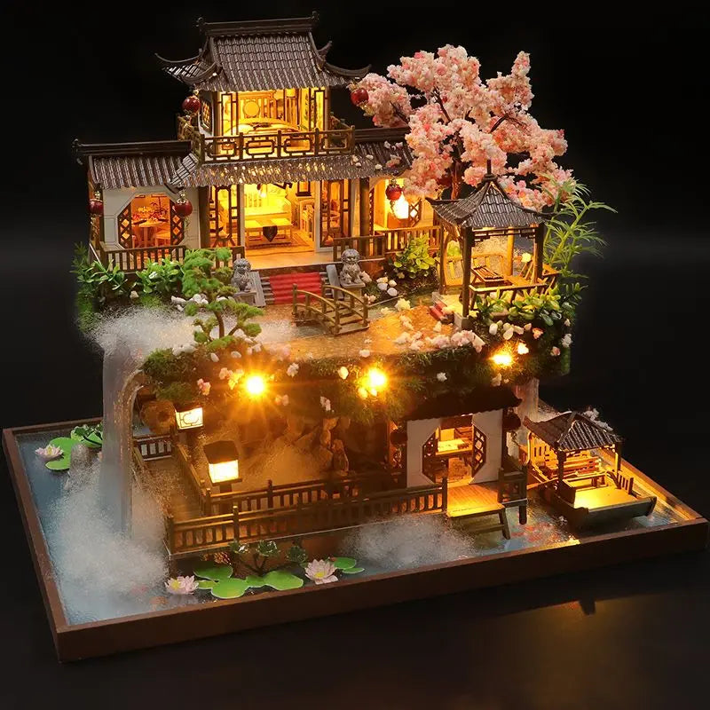 DIY Wooden Chinese Ancient Casa Miniature Building Kit - Image 1