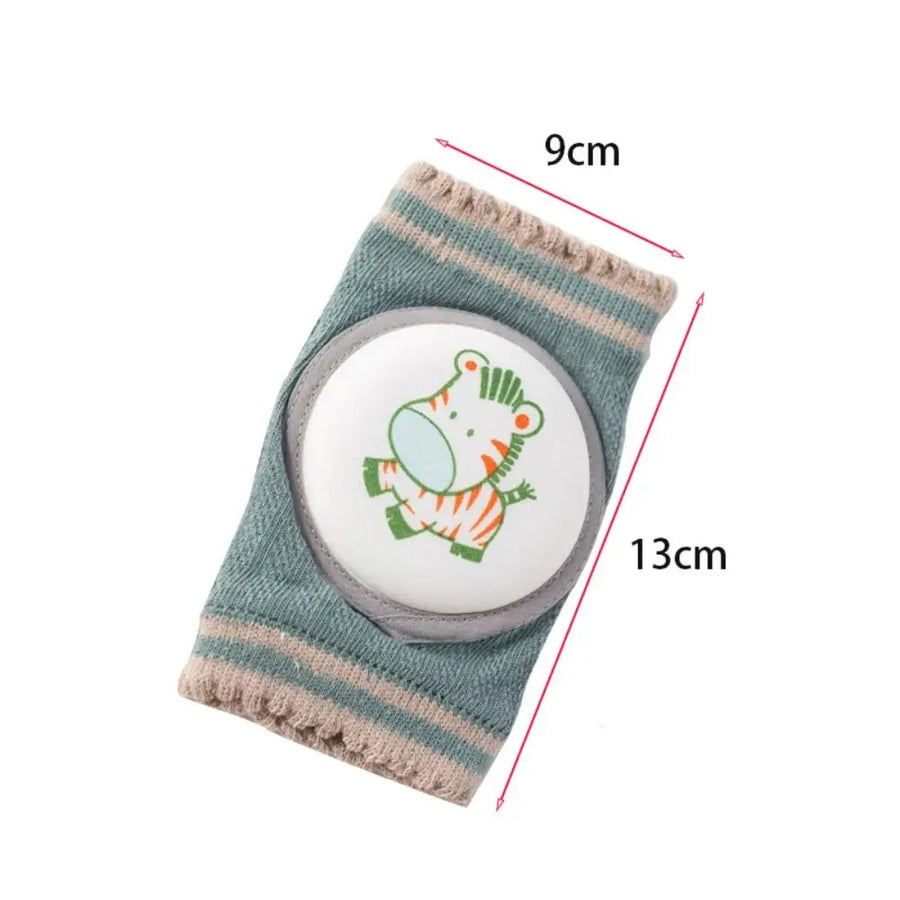 Soft Cotton Anti-Slip Early Crawlers Baby Knee Protector Pads - Image 5