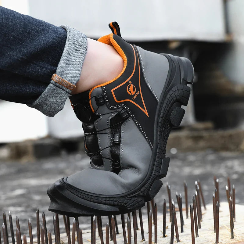 Construction Ready Men Indestructible Safety Shoes - Image 2