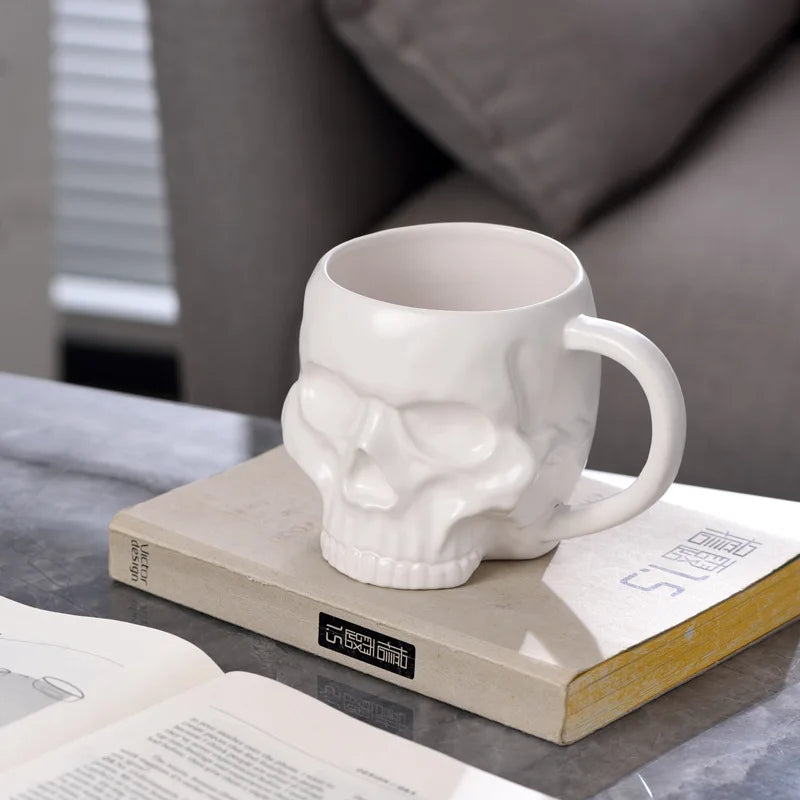 Spooky Skull Coffee Mug - Image 4