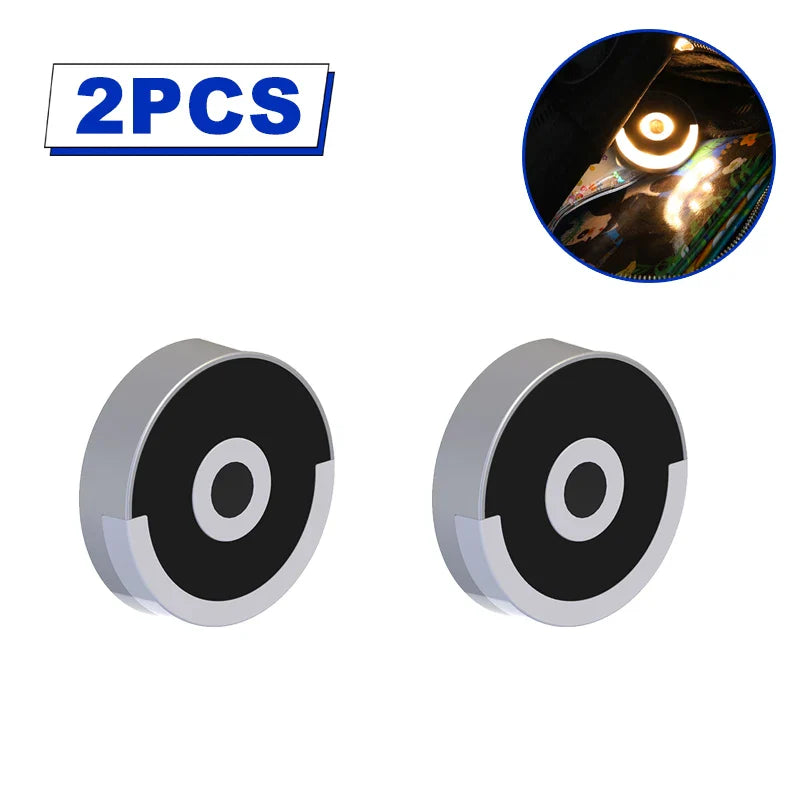Compact Circular Touch LED Portable Night Lamp - Image 6