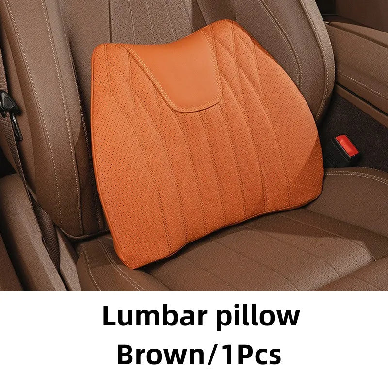 Leather Breathable Comfy Premium Car Seat Cushion - Image 16