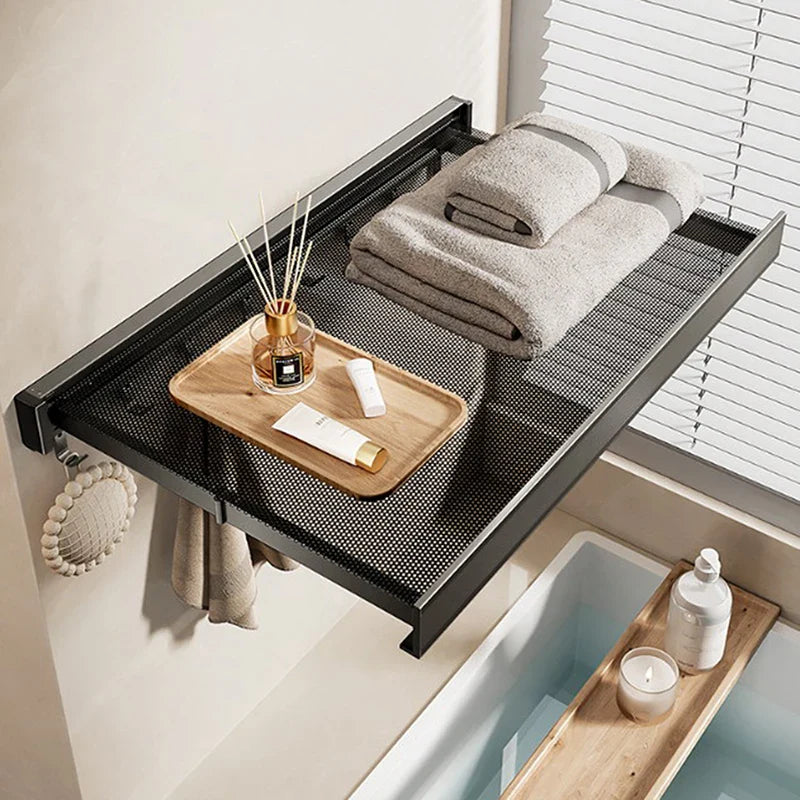 Ultra Suction Expandable Towel Storage Organizer Rack - Image 3