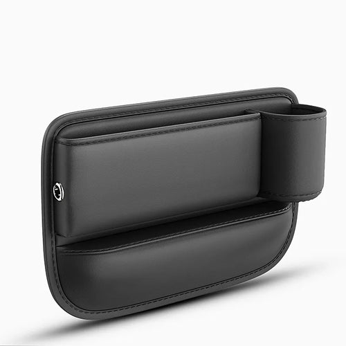 Universal Leather Seat Gap Cup Holder Car Organizer - Image 0