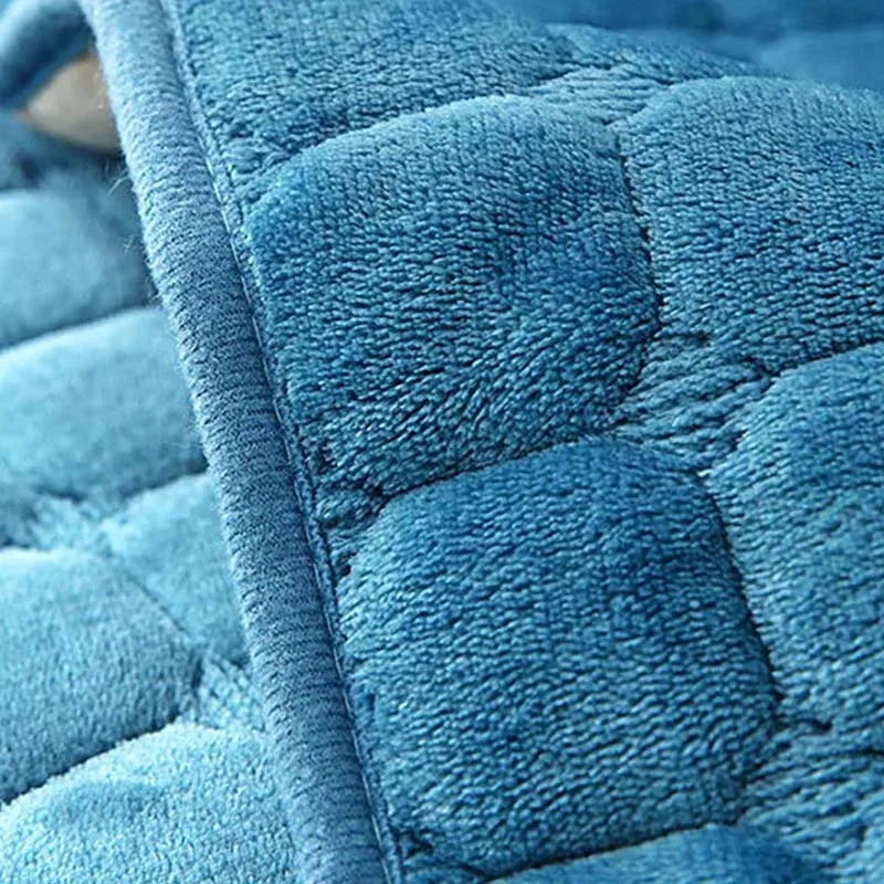 Cozy Soft Thick Plush Non-Slip Sofa Cover - Image 2