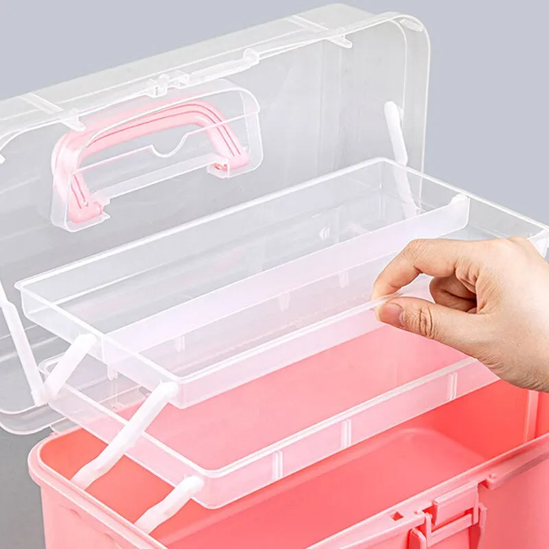 Three Layer Multi-Use DIY Craft Storage Box - Image 6