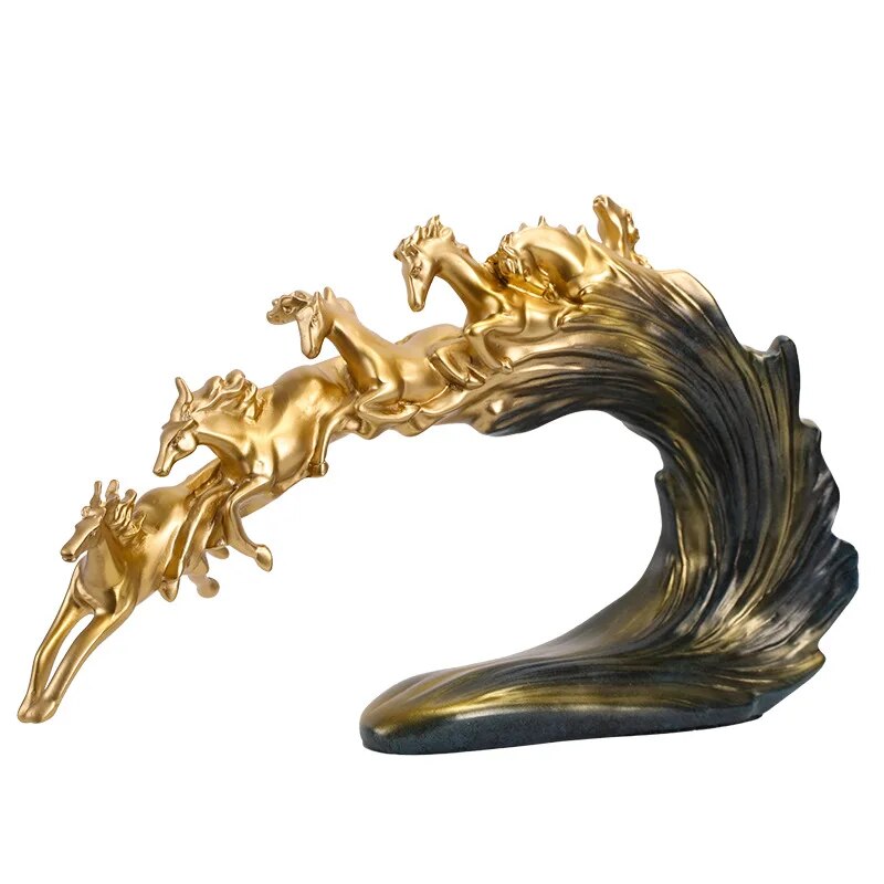 Nordic Luxury Galloping Horse Home Decoration - Image 10