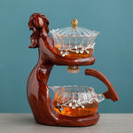 Dreamy Mermaid Wooden Teapot