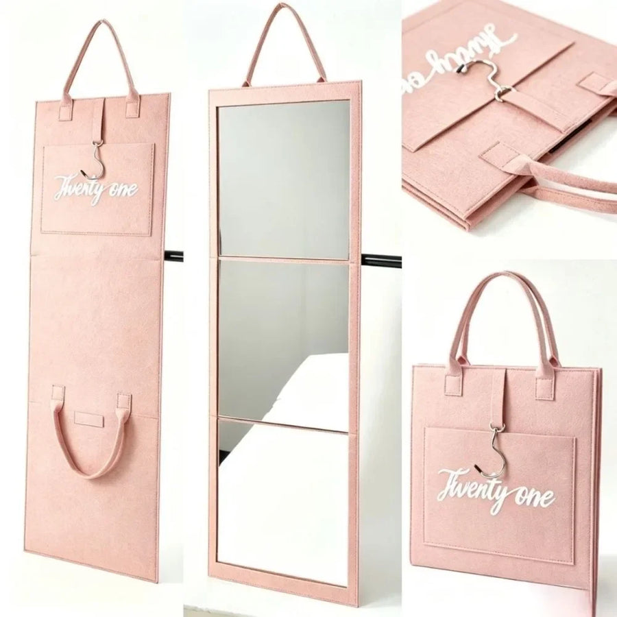 Calm Reflection Portable Full Length Standing Mirror