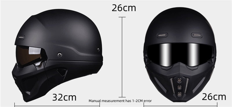 Mystic Rider Detachable Full Face Helmet - Image 2