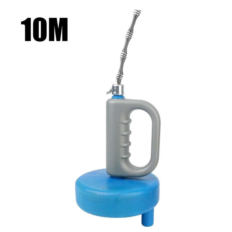 Manual Hand-Crank Drain Snake Shape Plumbing Tool - Image 7