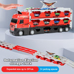 Giant Folding Truck Catapult Race Track