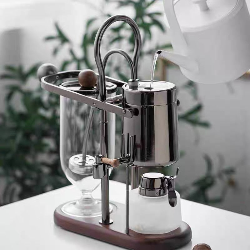 Royal Belgium Stainless Steel Balance Syphon Coffee Maker