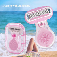 Compact Pink Lady Protective Razor Set - Image 2