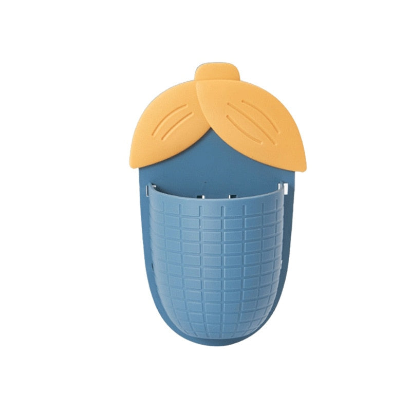 Leaf Shaped Punch Free Wall Storage Rack - Image 4