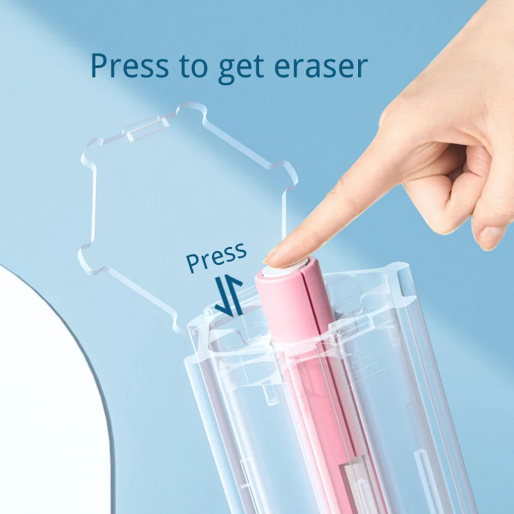 Slim Portable Multifunctional Ruler Pencil Holder - Image 2