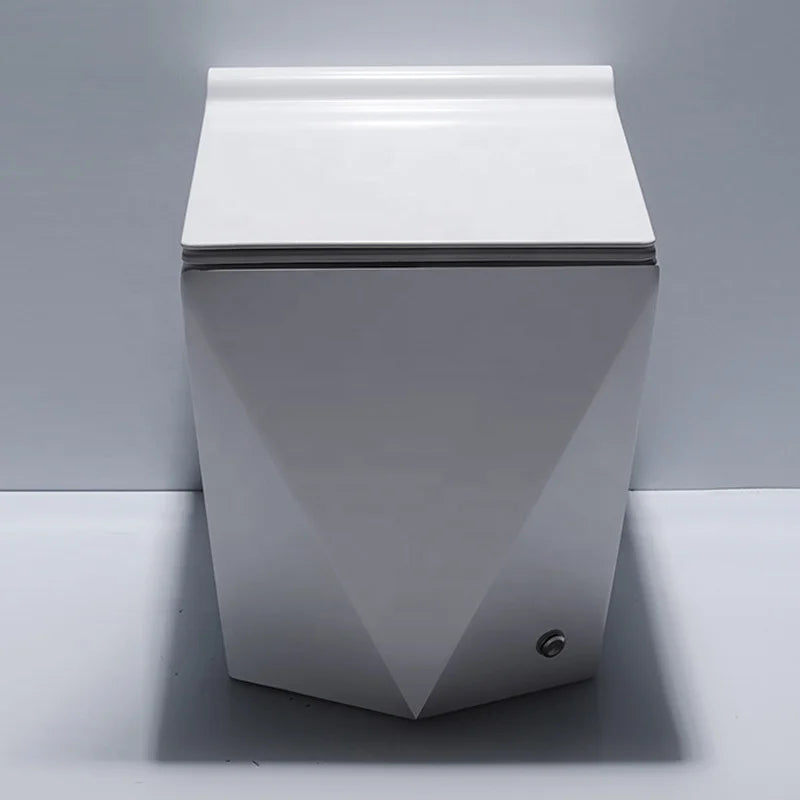 Geometric Edge Minimalist Intelligent Modern Toilet - Image 9