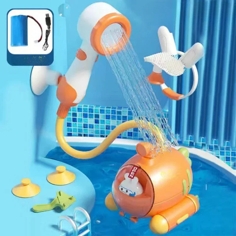 Mini Submarine Baby Bathing Shower Head Set - Image 3