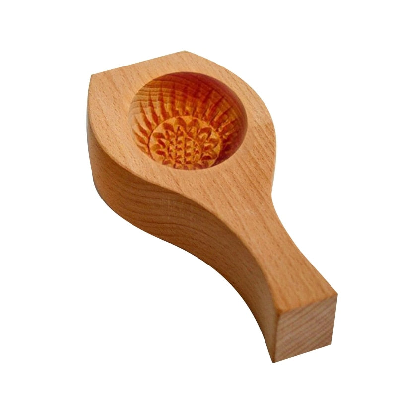 Wooden Moon Dumpling Maker Mold - Image 7