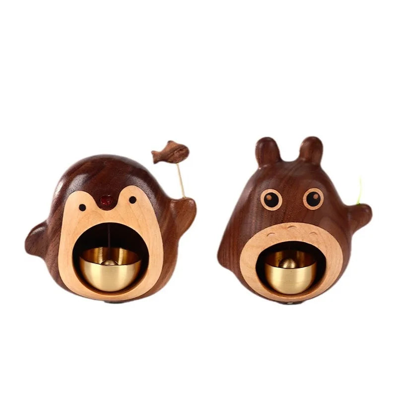 Wooden Penguin Cute Doorbell - Image 5