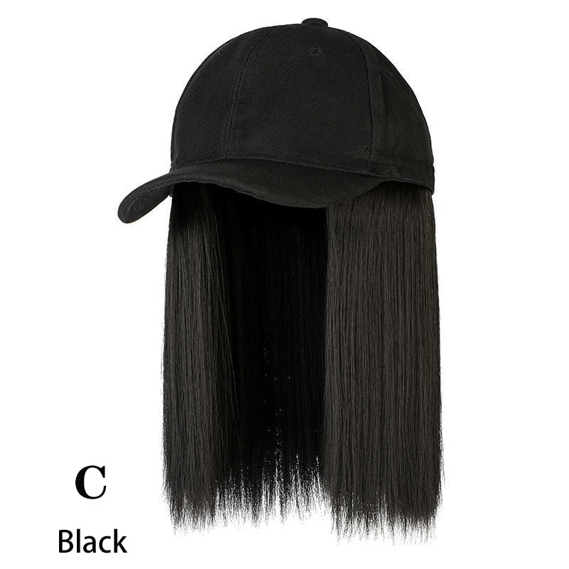 Knitted Long Hair Wig Beanie - Image 9