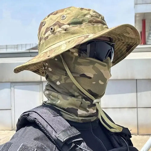 Breathable Hiking Camouflage Adjustable Boonie Hat - Image 0