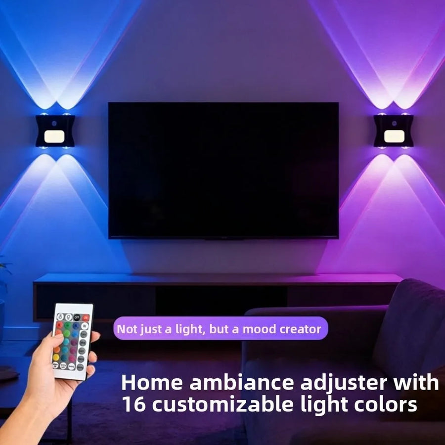 Color Flow Motion Sensor Wall Light - Image 0