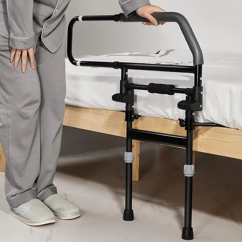 Elderly Stand-Up Adjustable Folding Bedside Support Rail