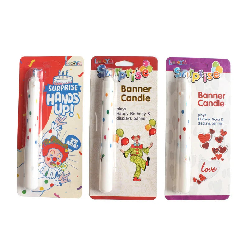 Whimsy Clown Surprise Party Cake Candles - Image 5