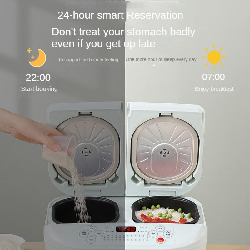 All-In-One Double Container Intelligent Electric Rice Cooker - Image 4