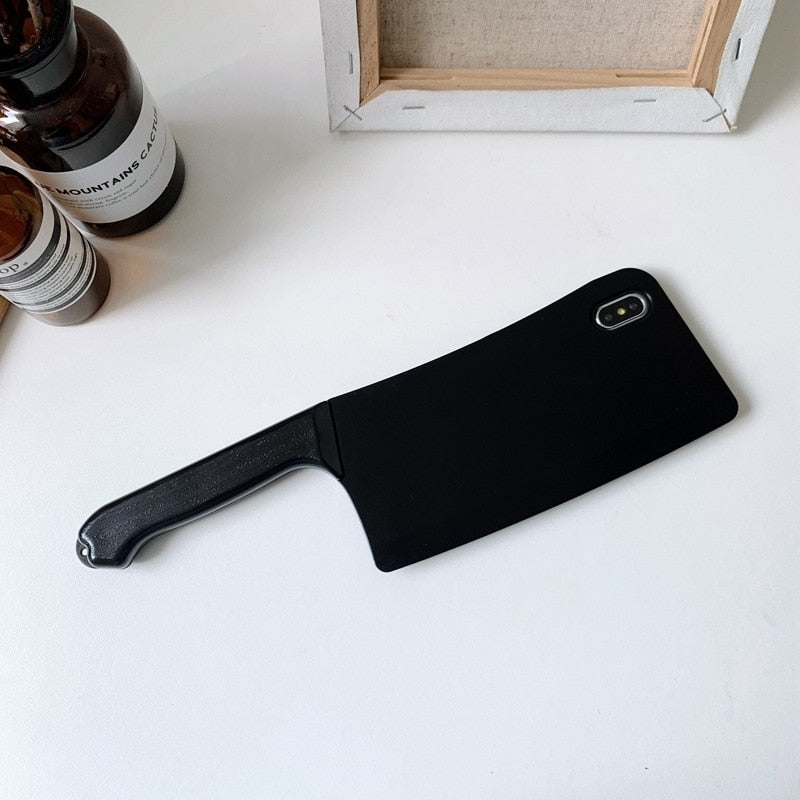 3D Kitchen Knife Plastic iPhone Case - Image 1
