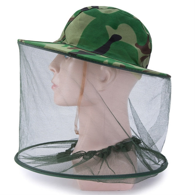 Bug Shield Sun Cover Camping Hat - Image 5
