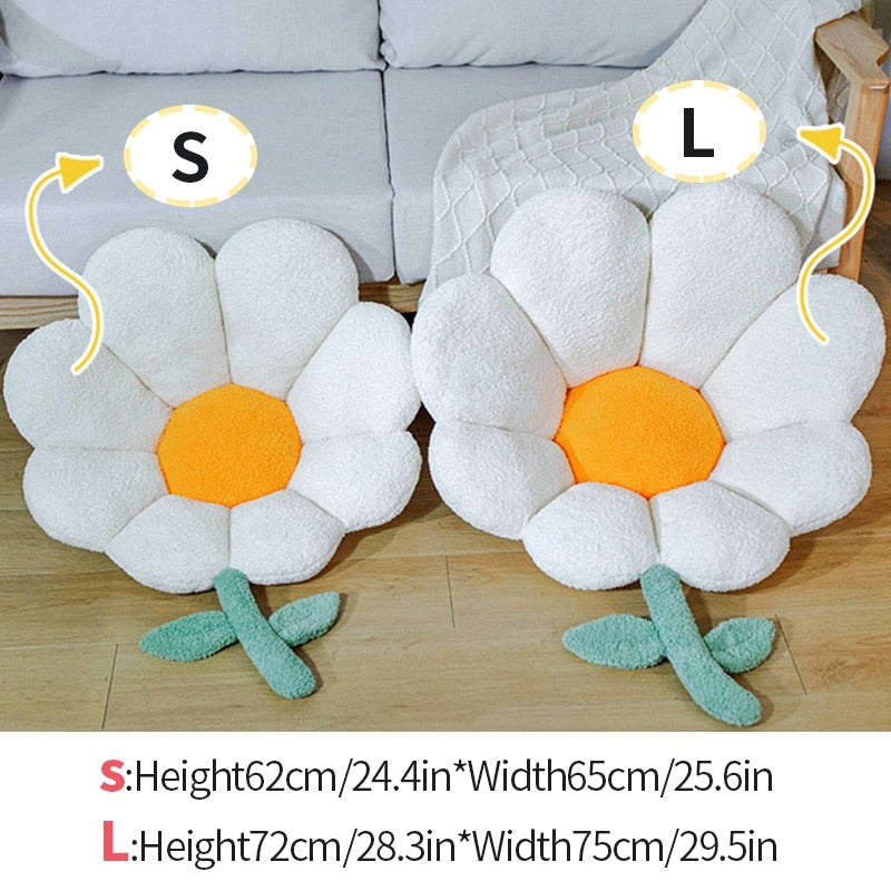 Golden Blossom Sunflower Soft Seat Cushion - Image 7
