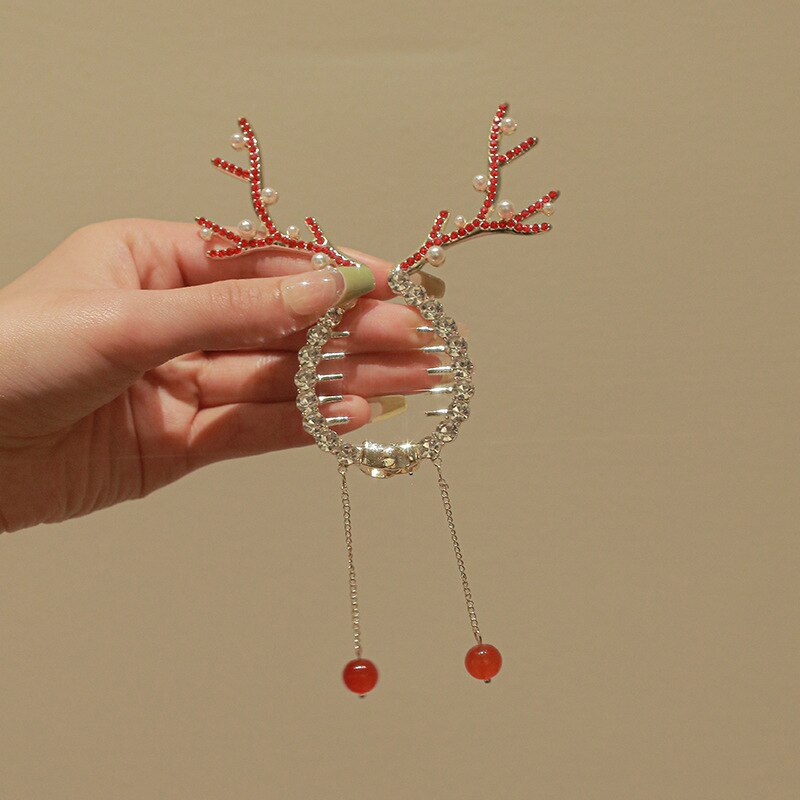 Romance Antler Ponytail Holder Hair Clip - Image 3