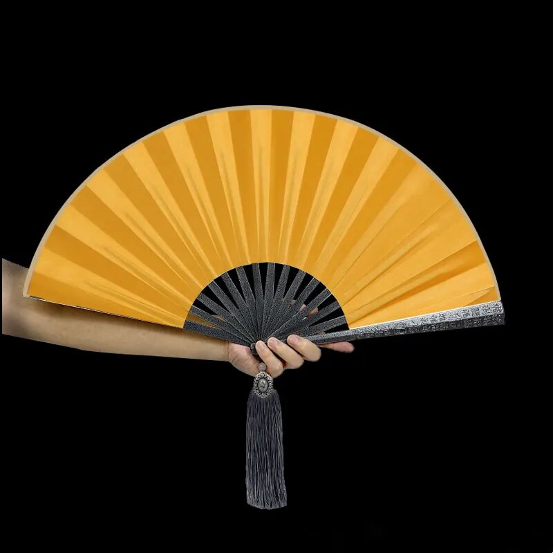 Tungsten Steel Alloy Self-Defense Folding Hand Fan - Image 0
