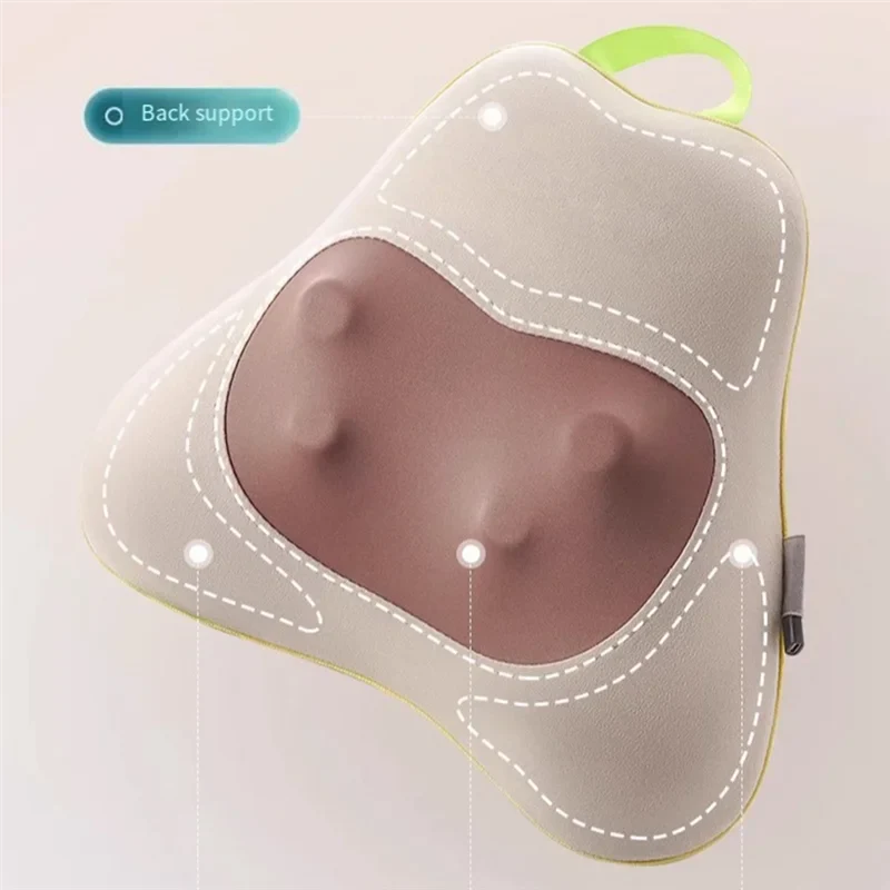 Ergonomic Back Support Heated Vibration Massager - Image 4