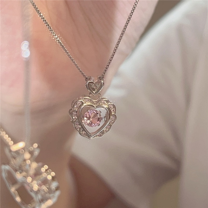 Heartbeat Harmony Crystal Pendant - Image 1