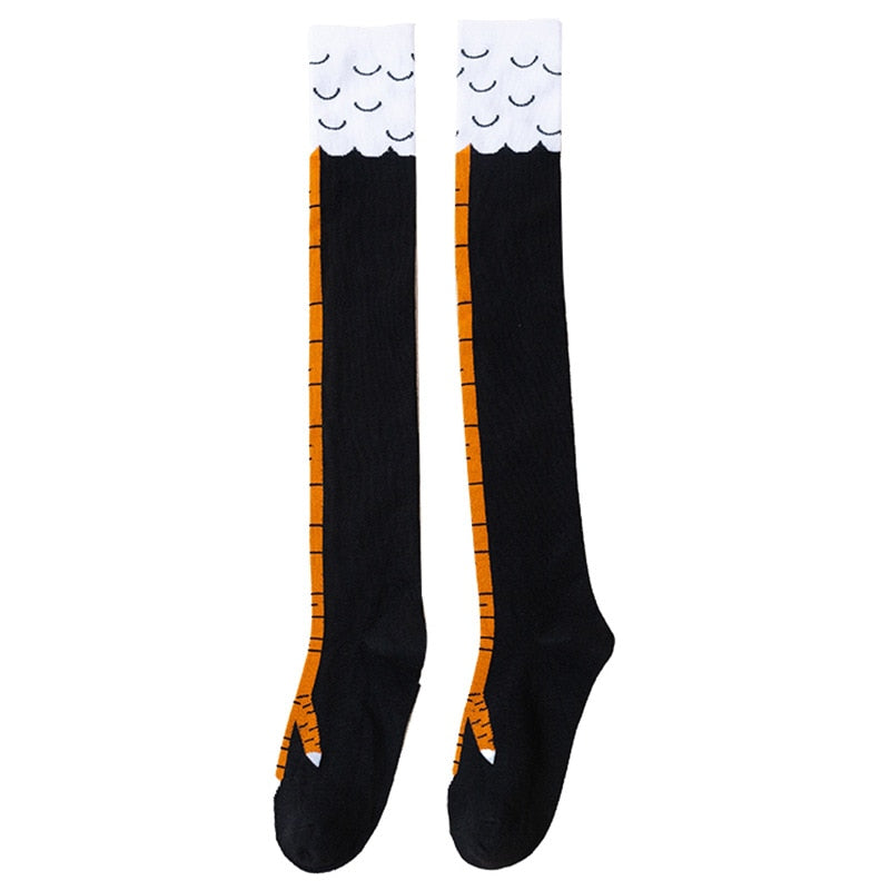 Chicken Leg Funny Socks - Image 4