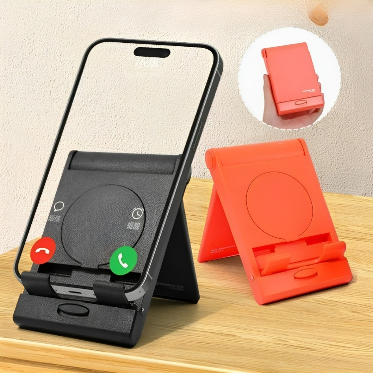 Auto Flip Makeup Mirror Phone Holder - Image 0