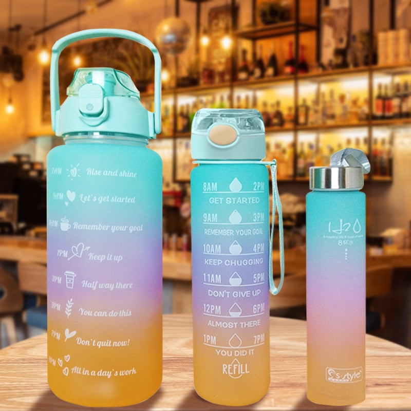 All Day Hydrate Time Marker Water Bottle - Image 1