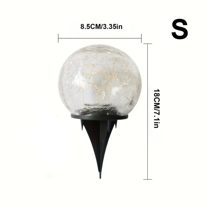 Solar-Powered Glass Ball Magical Garden Light - Image 8