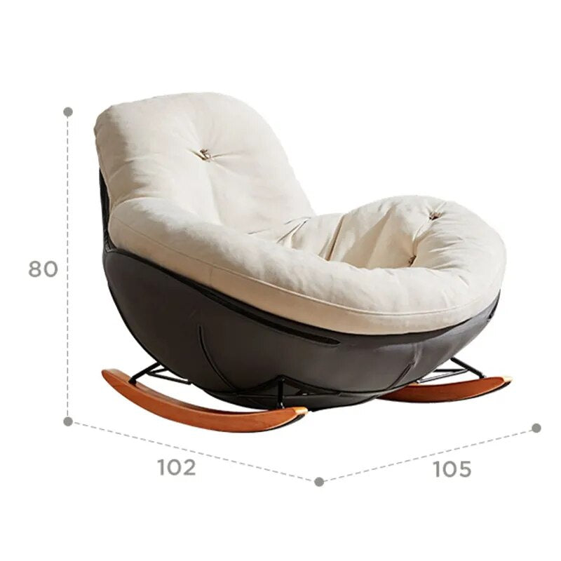 Cloud Comfort Nordic Rocking Chair - Image 5