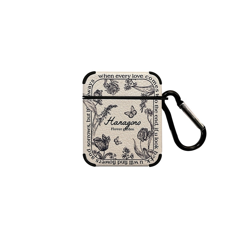 Artistic Flower Leather Airpods Case - Image 8