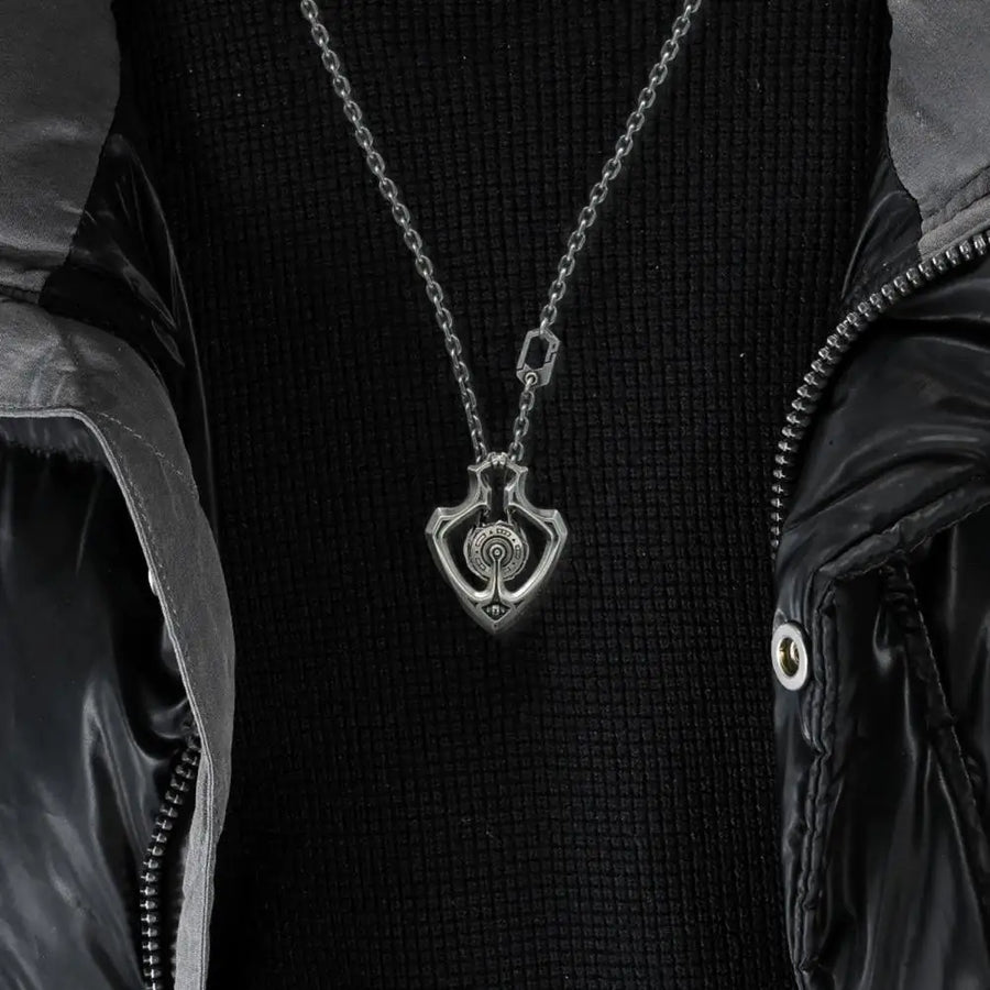 Mechanical Rotating Gear Vintage Necklace - Image 4