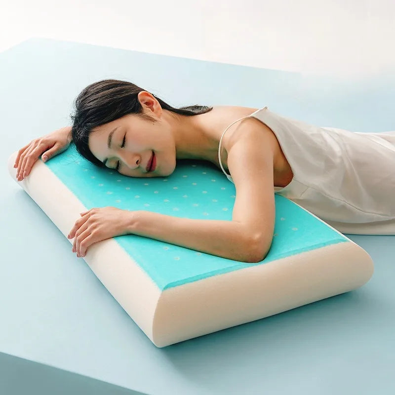 Cooling Gel Memory Foam Neck Support Pillow - Image 3