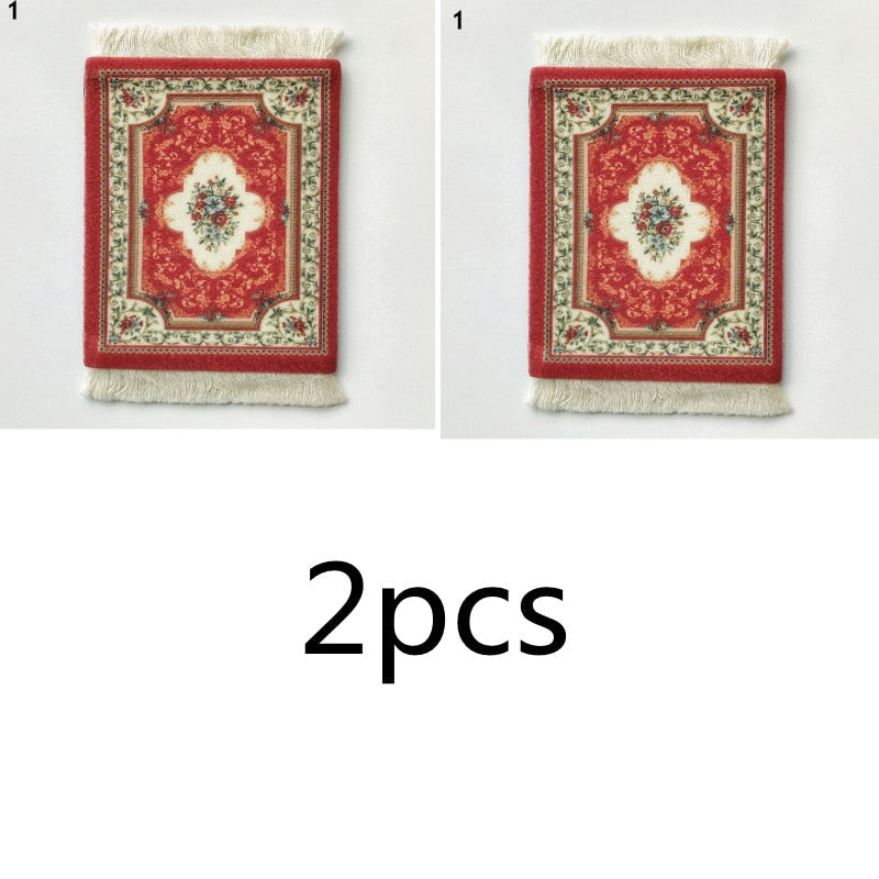Mini Turkish Carpet Mug Coaster - Image 11