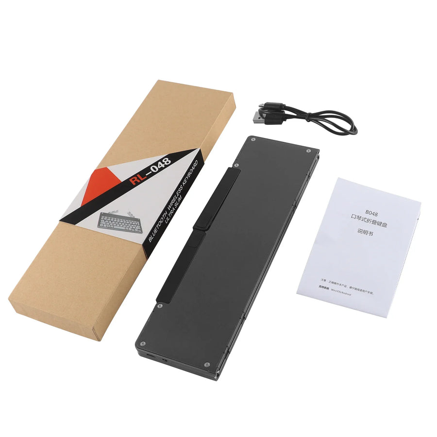 Travel-Friendly Foldable Wireless Keyboard Phone Holder - Image 5