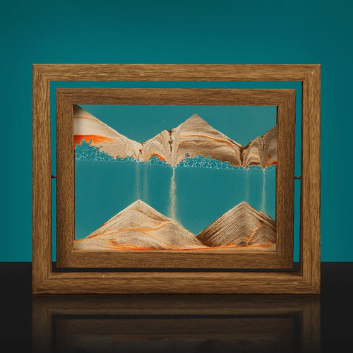 Liquid Art Rotatable Sand Painting - Image 0